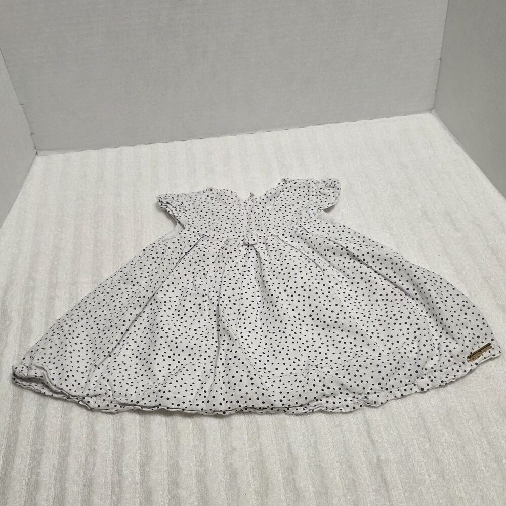 Rosa Fada White/Blue Polka Dot Dress Size Med